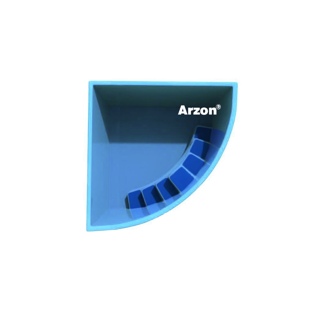 Композитный бассейн Купава 1.98×1.98×1.5 м под ключ — Arzon Украина